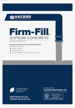 Firm-fill® Gypsum Concrete - Gypsum Concrete