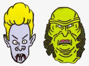 Beavis And Butthead Monster Dudes Pin Set - Beavis And Butt-head