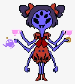 Muffet - Undertale Muffet Pixel Art