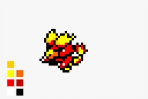 Magmar - Pixel Art Magmar Pokemon