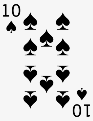 Open - 10 Spade Png