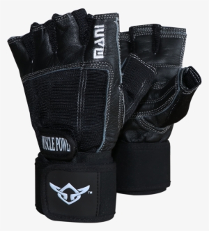 Deluxe Leather Muscle Power Gloves - Mani Deluxe Leather Muscle Power Gloves