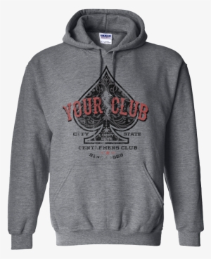 All Spades Vc4114h - Crow Hoodie
