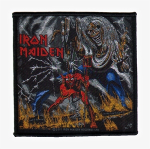 Iron Maiden Woven Patch The Number Of The Beast Woven - Iron Maiden The Number Of The Beast Patch
