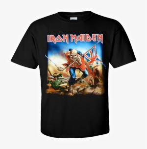 Iron Maiden Official T-shirt The Trooper New Wave Of - Iron Maiden The Trooper