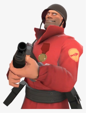 Soldier With The Gentle Manne's Service Medal Tf2 - Gun Barrel
