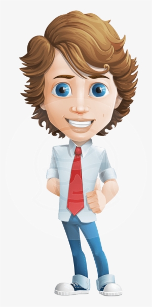 Boy Cartoon Character Vector Pack - Same Character Different Poses