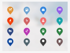 Map Icons Clean Pin Location Map Ui Icons - Map Icons
