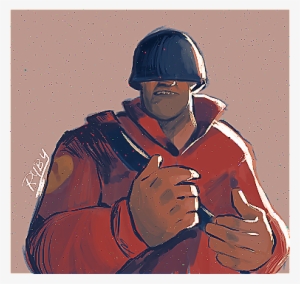 Ya'll Maggot - Red Soldier Tf2 Tumblr Art