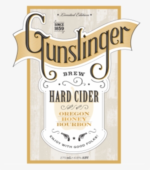 The Gunslinger Brew Label