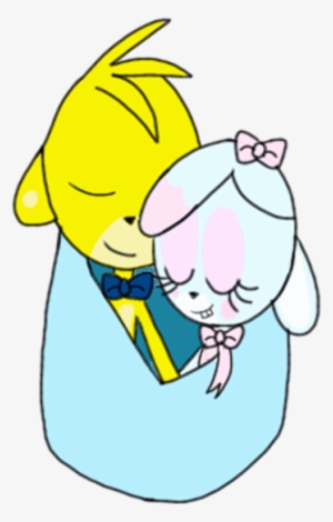 Sleeping Together Golden Freddy X Toy Bon Bon - Work Of Art