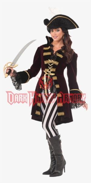 Womens Captain Morgana Costume - Female Pirate Fancy Dress