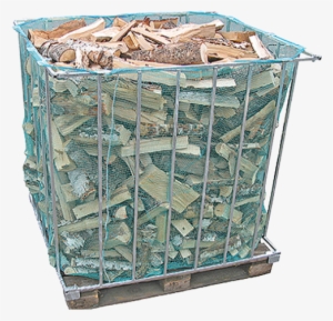 The Firewood In Large Bags For Storage And Sale - Firewood