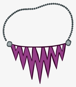 Jagged Purple Necklace Icon - Necklace