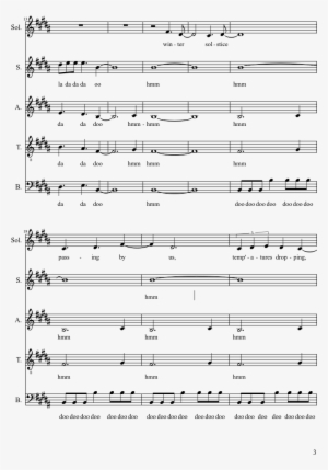 A Jagged Gorgeous Winter Sheet Music Composed By By - Sheet Music