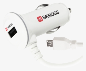 Midget Plus Micro Usb Car Charger - Skross Midget Usb Car Charger Plus Power Adapter -
