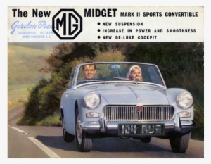 Midget Sales Catalog-brochure - Mg Car
