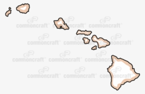 Hawaii State Us Map - Hawaii Islands Clip Art