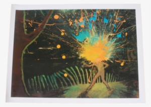 The Flaming Lips I Became Outerspace Lithograph M62225 - Flaming Lips Iphone Background