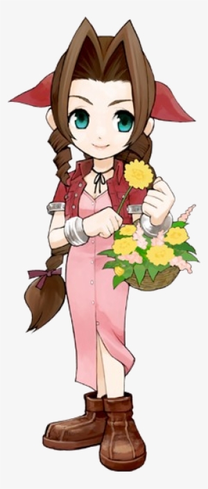 Look At How Precious She Is In This Style - Aerith Chibi