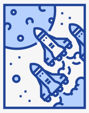 Space Exploration Icon - Outer Space