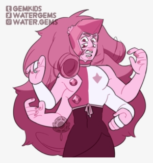 Fusion Of My Orchid Rose Quartz & @amberfigueroa Rose - Digital Art