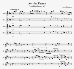 Aeriths Theme Sheet Music Composed By Nobuo Uematsu - Undertale Once Upon A Time Violin