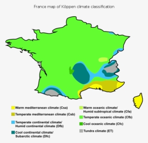 Climate Map Of France Https - Climate Of The Hauts De France