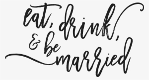 Eatdrinkbemarried - Haute Papier Return Address Stamp 4 - Haute Papier