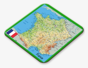 France Map Placemat - Atlas