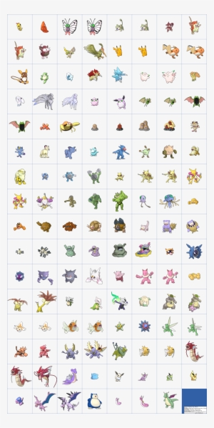 Click For Full Sized Image Alola Dex Previews - Alola 1st Gen Pokemon