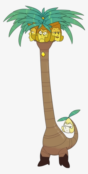 Mammal Vertebrate Cartoon Fauna Tree Plant - Alola Exeggutor Yellow Diamond