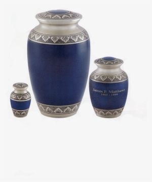 Blue-urn - Blue And White Porcelain