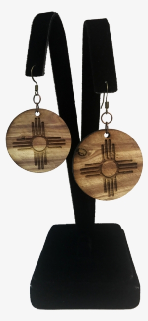 Nm Cedar Zia Earring - Zia Pueblo
