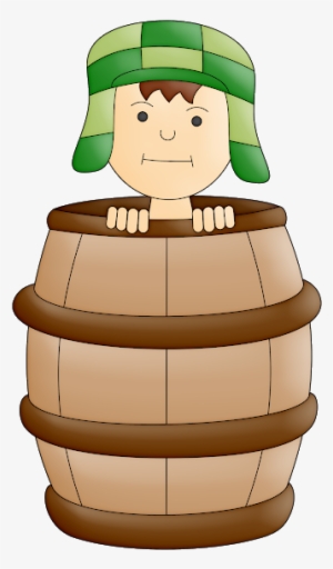 Chavo Del 8 Clipart - Barril Del Chavo Animado - 350x586 PNG Download ...