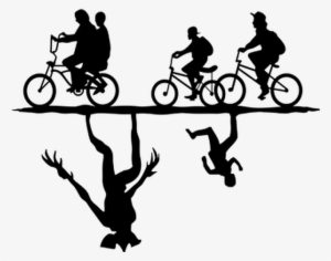 Stranger Things Strangerthings Eleven Dustin Mike Will - Stranger Things Silhouette