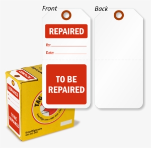 Zoom, Price, Buy - 100 Duplicate Repair Tags, To Be Repaired / Repaired