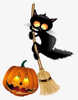 Tubes Halloween - Pumpkins And Halloween Cats Vector