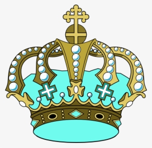 Gold U. Gelb-königliche Krone Postkarte