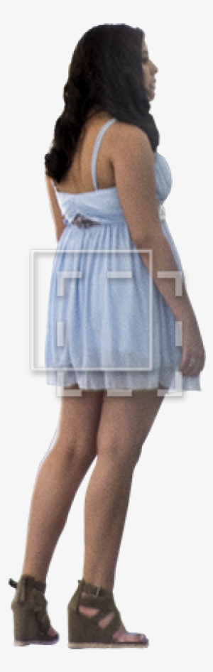 A Cut Out And Ready To Use Photo Of A Woman Dressed - Cocktail Dress