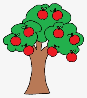 Svg Black And White Fruit Tree At Getdrawings Com Free - Clip Art Apple Tree