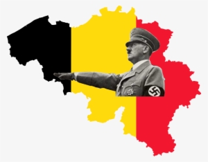 Nazi Hitler & Vegetarianism - Belgium Capital City Map