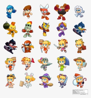 Click For Full Sized Image Character Select Portraits - Megaman Powered Up
