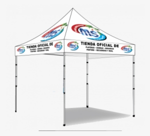 Vendor Tent White With Logo - Canopy