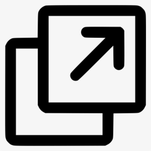 Open New Tab Arrow Window Comments - Open New Tab Icon Png