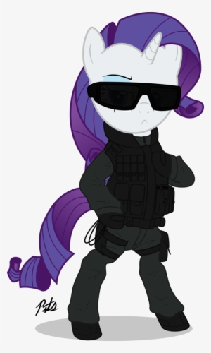 Camo-pony, Bipedal, Clothes, Derpibooru Exclusive, - Rainbow Six Siege Clip Art