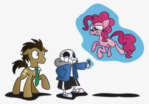 Ilovegir64, Crossover, Doctor Whooves, Male, Pinkie - Undertale Meets My Little Pony
