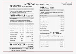 Prices - 2016 - Medical - Aesthetics - 210 - 03 Kb - Medicine