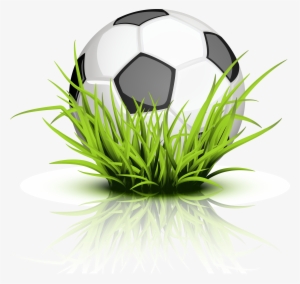 Soccer Ball Grass Soccer - Ball On Grass Tattoo