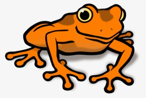Orange Clipart Frog - Clipart Frog